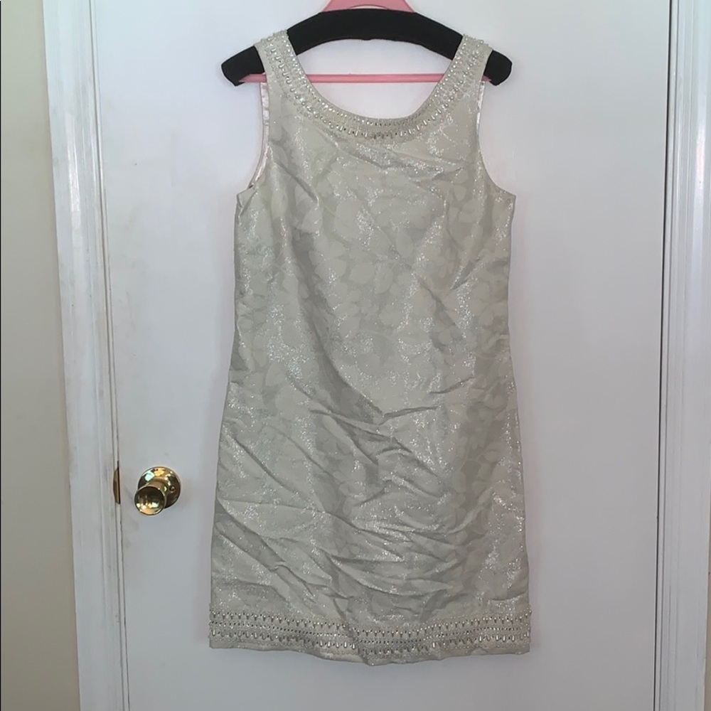 Lily Pulitzer off-white cocktail dress